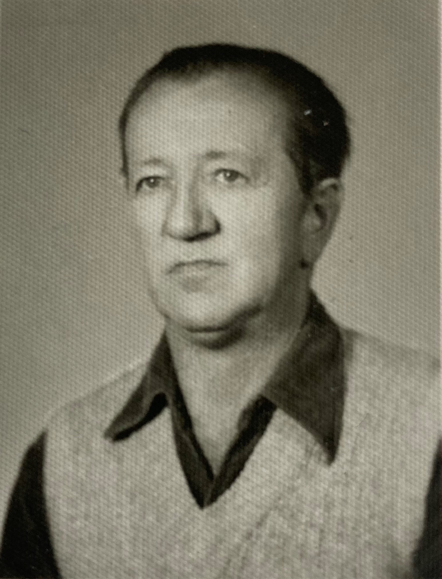 Czarno-biała fotografia przedstawiająca portret Eugeniusza Kowalczyka po wojnie.