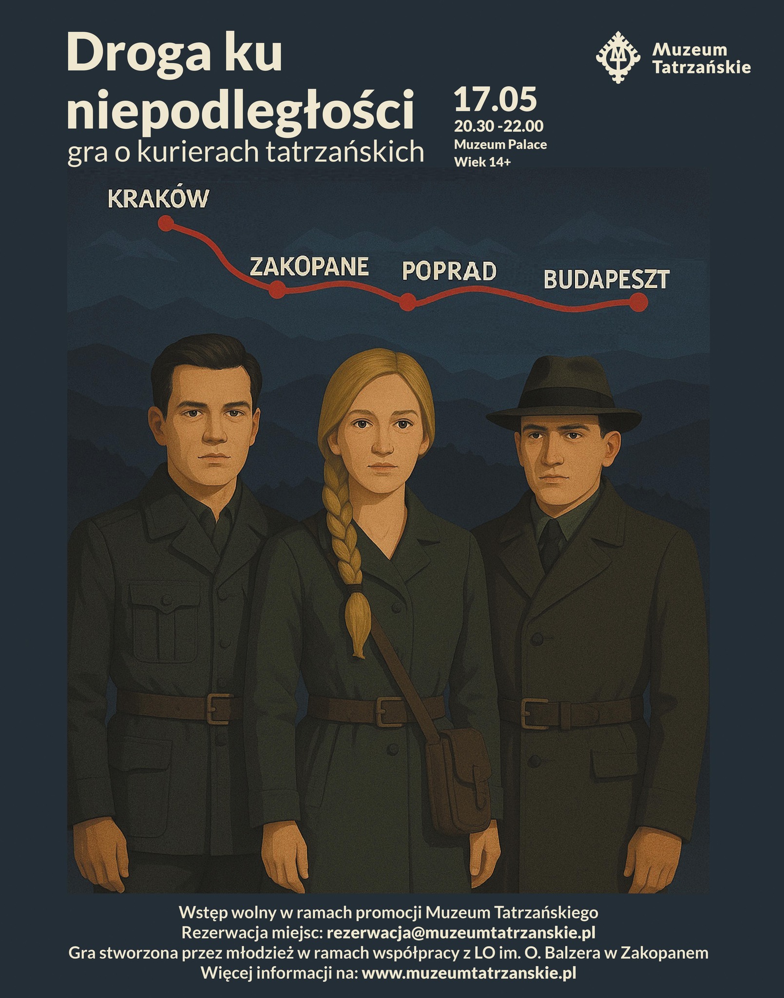 "Droga ku niepodległości" - gra o kurierach tatrzańskich